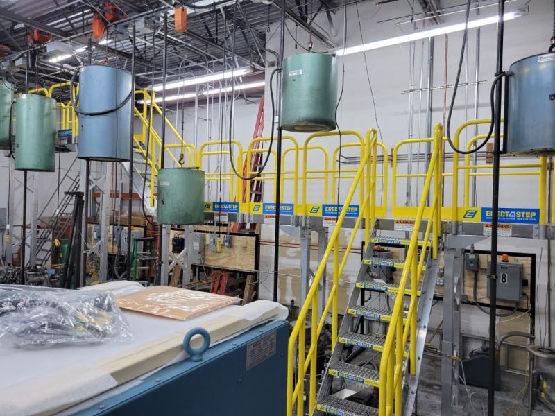 stair and catwalk installation