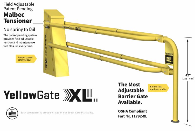 Yellow Gate XL barrier gate